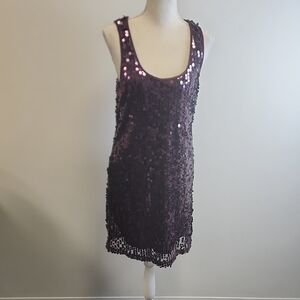 Passport Sparkling Purple Mini Dress
